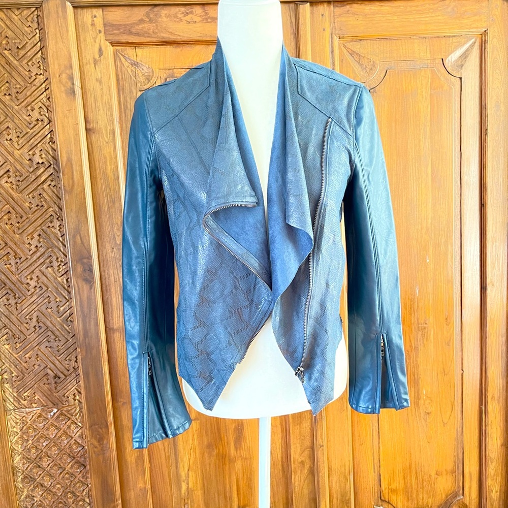 Snakeskin Print Jacket